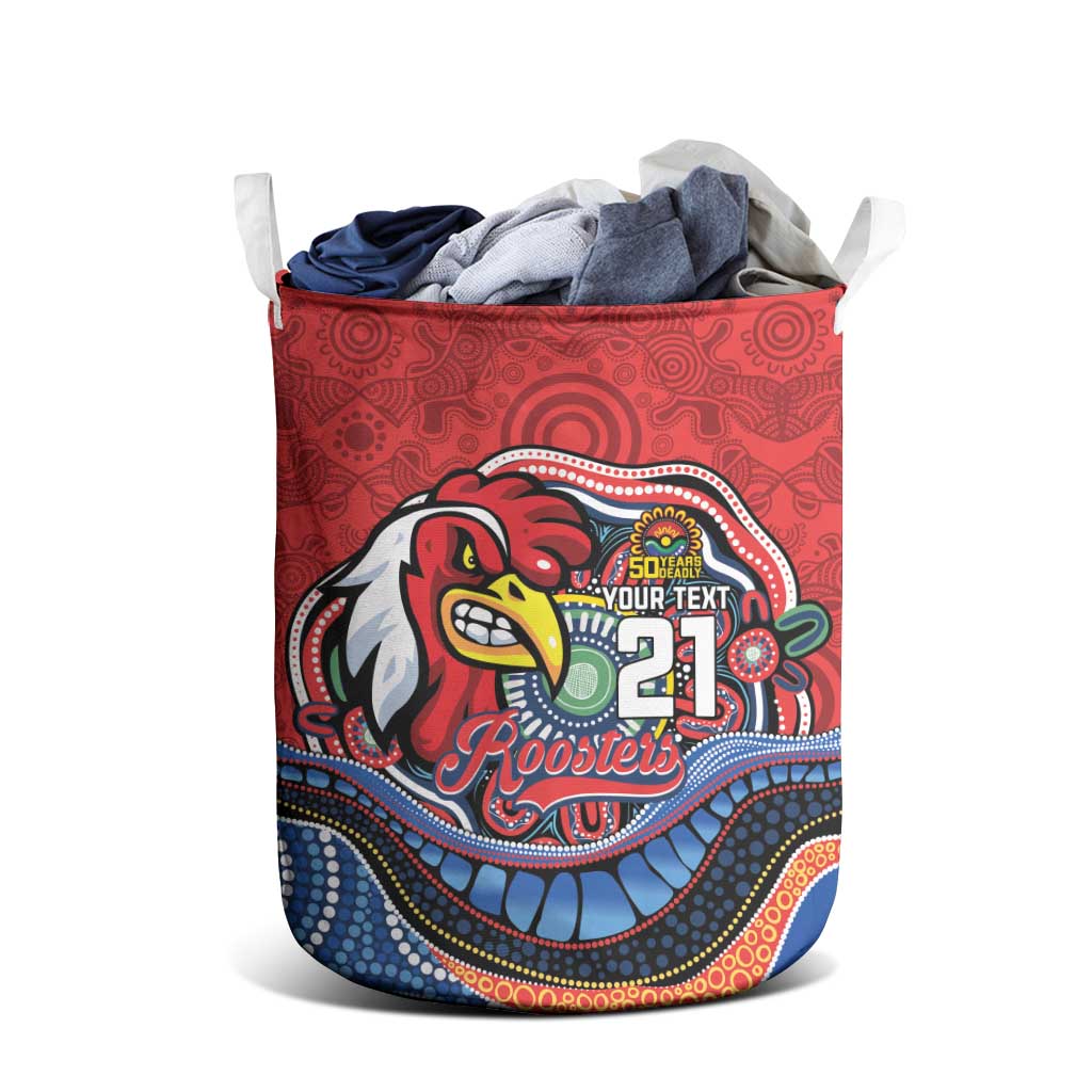Custom Roosters Honouring First Nations Laundry Basket NAIDOC 2026 Deadly 50 Years