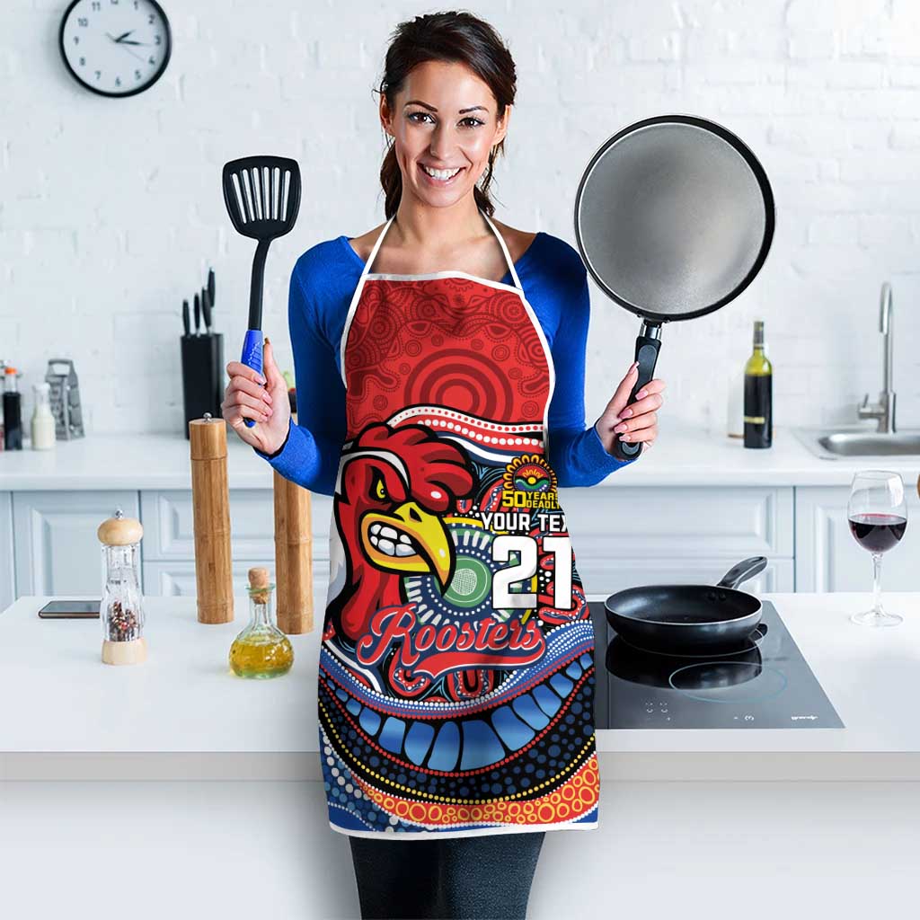 Custom Roosters Honouring First Nations Apron NAIDOC 2026 Deadly 50 Years