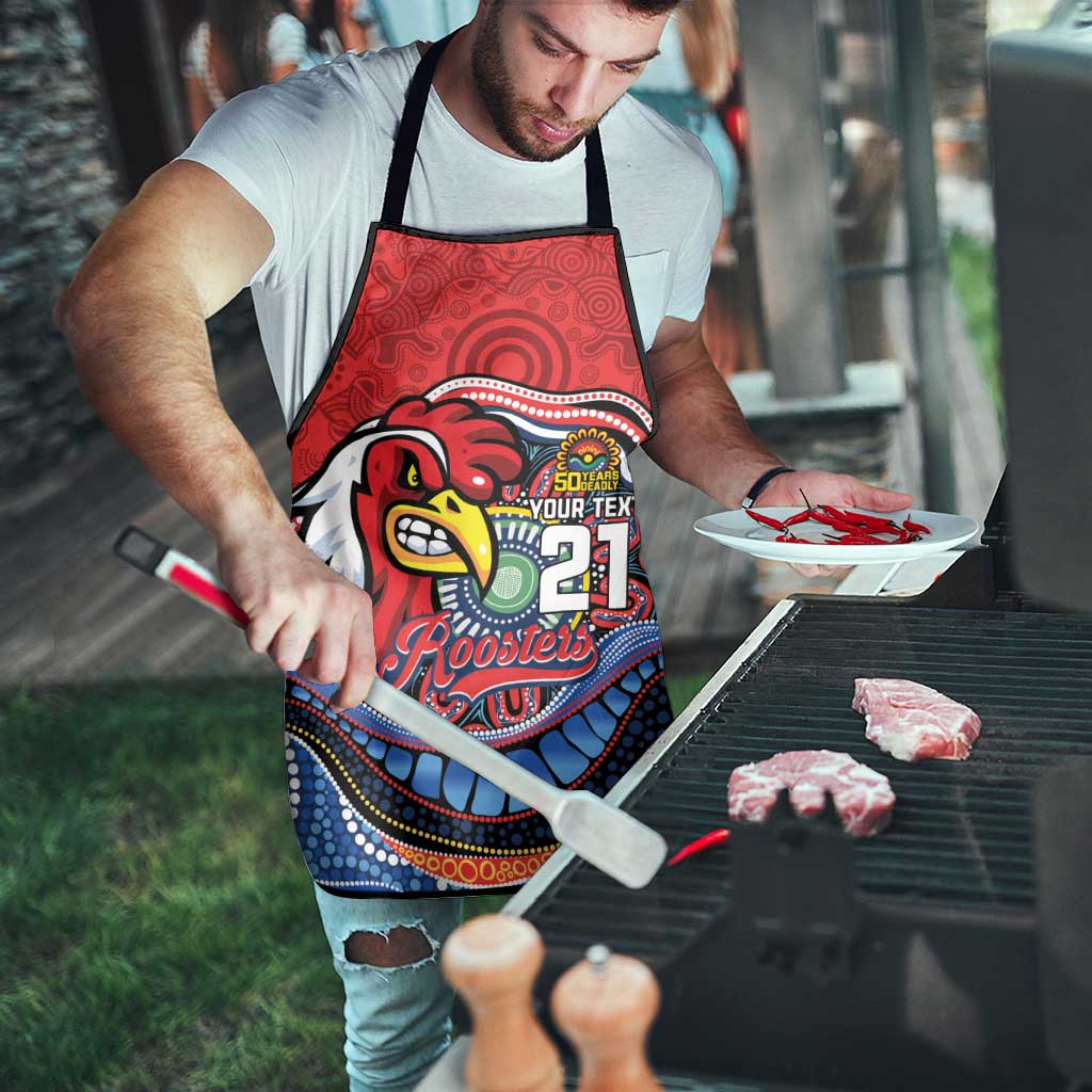 Custom Roosters Honouring First Nations Apron NAIDOC 2026 Deadly 50 Years