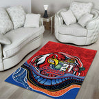 Custom Roosters Honouring First Nations Area Rug NAIDOC 2026 Deadly 50 Years