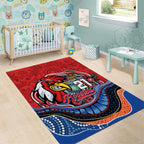 Custom Roosters Honouring First Nations Area Rug NAIDOC 2026 Deadly 50 Years
