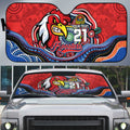Custom Roosters Honouring First Nations Auto Sun Shade NAIDOC 2026 Deadly 50 Years