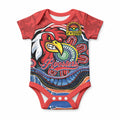Custom Roosters Honouring First Nations Baby Onesie NAIDOC 2026 Deadly 50 Years
