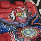 Custom Roosters Honouring First Nations Back Car Seat Cover NAIDOC 2026 Deadly 50 Years