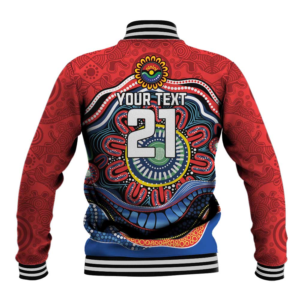 Custom Roosters Honouring First Nations Baseball Jacket NAIDOC 2026 Deadly 50 Years