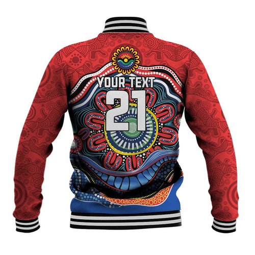 Custom Roosters Honouring First Nations Baseball Jacket NAIDOC 2026 Deadly 50 Years