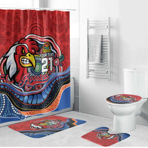 Custom Roosters Honouring First Nations Bathroom Set NAIDOC 2026 Deadly 50 Years