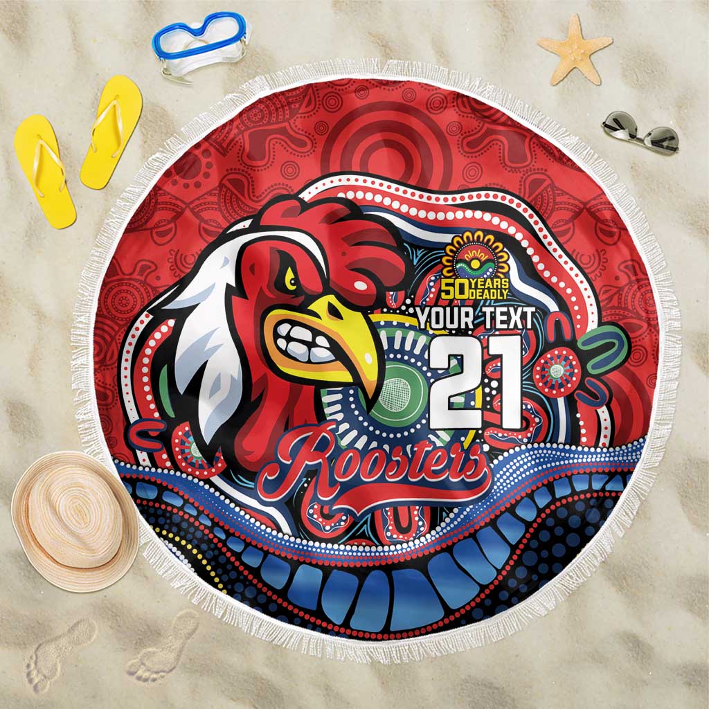 Custom Roosters Honouring First Nations Beach Blanket NAIDOC 2026 Deadly 50 Years