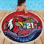 Custom Roosters Honouring First Nations Beach Blanket NAIDOC 2026 Deadly 50 Years