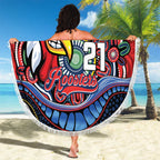 Custom Roosters Honouring First Nations Beach Blanket NAIDOC 2026 Deadly 50 Years