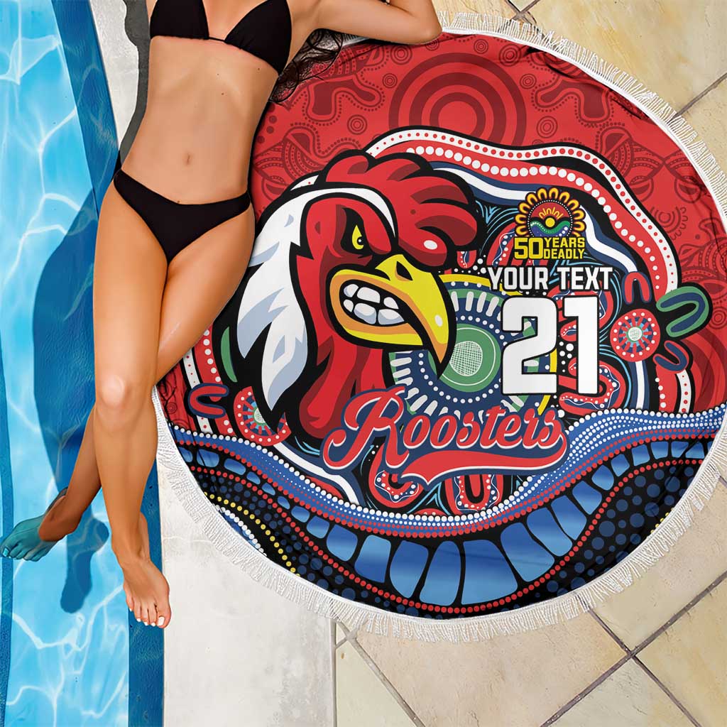 Custom Roosters Honouring First Nations Beach Blanket NAIDOC 2026 Deadly 50 Years