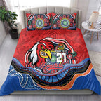 Custom Roosters Honouring First Nations Bedding Set NAIDOC 2026 Deadly 50 Years