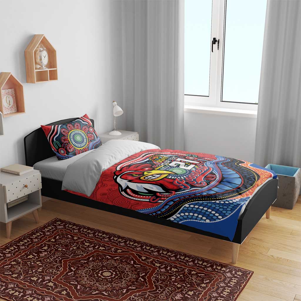Custom Roosters Honouring First Nations Bedding Set NAIDOC 2026 Deadly 50 Years
