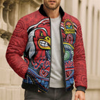 Custom Roosters Honouring First Nations Bomber Puffer Jacket NAIDOC 2026 Deadly 50 Years
