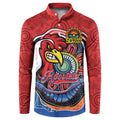 Custom Roosters Honouring First Nations Button Sweatshirt NAIDOC 2026 Deadly 50 Years