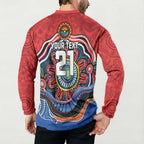 Custom Roosters Honouring First Nations Button Sweatshirt NAIDOC 2026 Deadly 50 Years