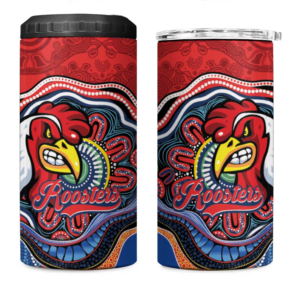 Custom Roosters Honouring First Nations 4 in 1 Can Cooler Tumbler NAIDOC 2026 Deadly 50 Years