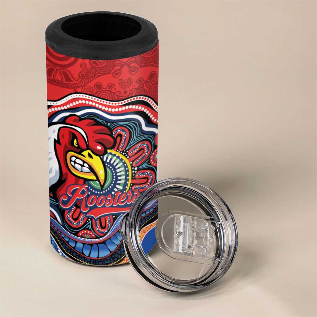 Custom Roosters Honouring First Nations 4 in 1 Can Cooler Tumbler NAIDOC 2026 Deadly 50 Years