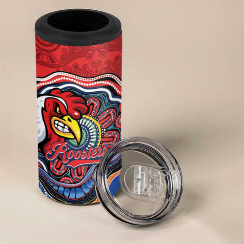 Custom Roosters Honouring First Nations 4 in 1 Can Cooler Tumbler NAIDOC 2026 Deadly 50 Years