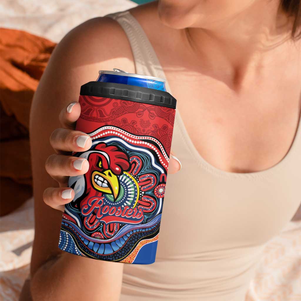 Custom Roosters Honouring First Nations 4 in 1 Can Cooler Tumbler NAIDOC 2026 Deadly 50 Years