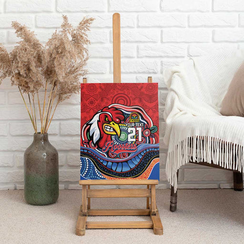 Custom Roosters Honouring First Nations Canvas Wall Art NAIDOC 2026 Deadly 50 Years