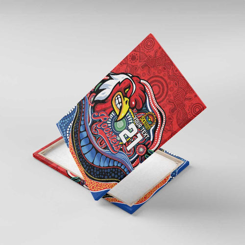 Custom Roosters Honouring First Nations Canvas Wall Art NAIDOC 2026 Deadly 50 Years