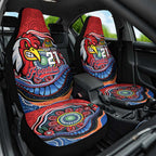 Custom Roosters Honouring First Nations Car Seat Cover NAIDOC 2026 Deadly 50 Years