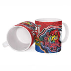 Custom Roosters Honouring First Nations Ceramic Mug NAIDOC 2026 Deadly 50 Years