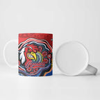 Custom Roosters Honouring First Nations Ceramic Mug NAIDOC 2026 Deadly 50 Years