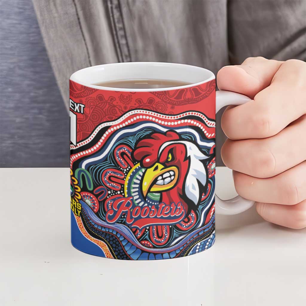 Custom Roosters Honouring First Nations Ceramic Mug NAIDOC 2026 Deadly 50 Years