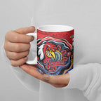 Custom Roosters Honouring First Nations Ceramic Mug NAIDOC 2026 Deadly 50 Years