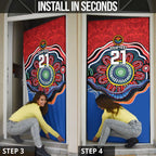 Custom Roosters Honouring First Nations Door Cover NAIDOC 2026 Deadly 50 Years