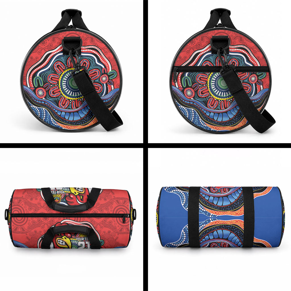 Custom Roosters Honouring First Nations Duffle Bag NAIDOC 2026 Deadly 50 Years