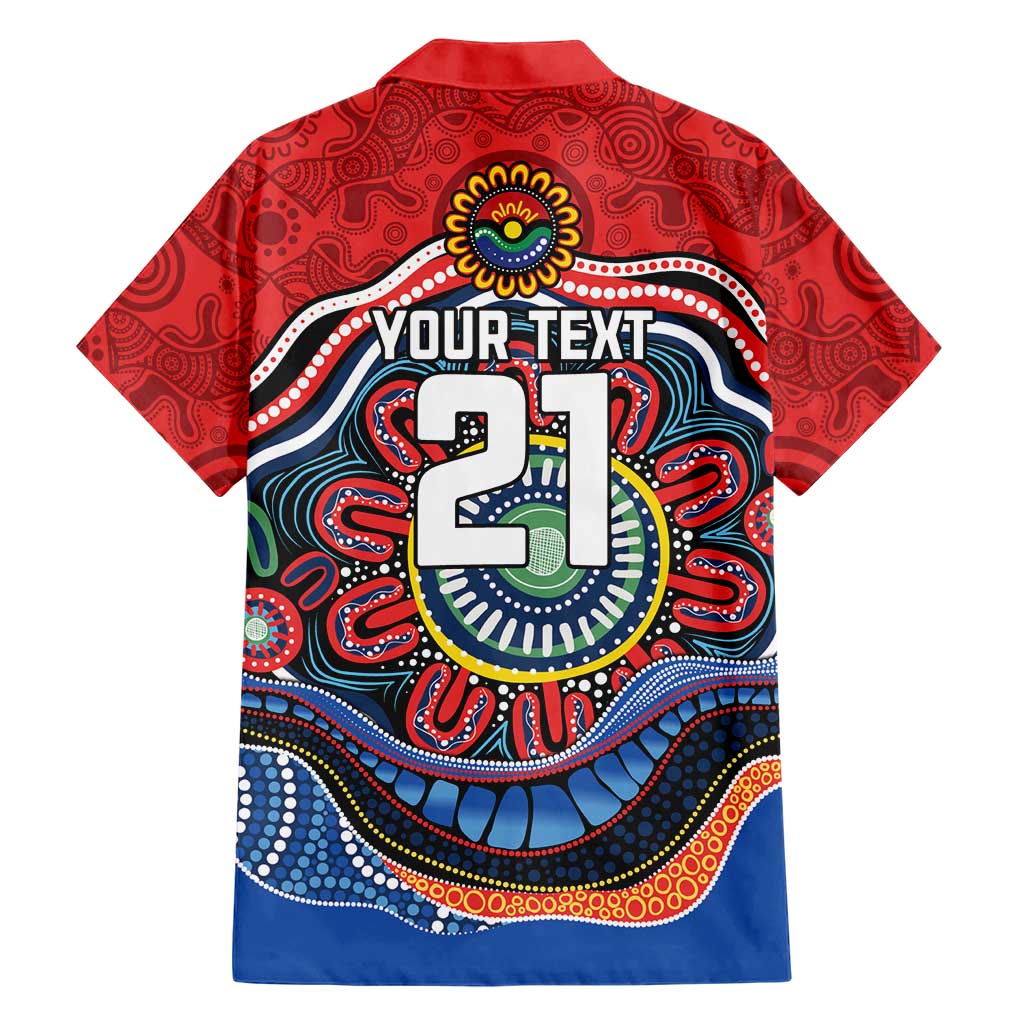 Custom Roosters Honouring First Nations Family Matching Mermaid Dress and Hawaiian Shirt NAIDOC 2026 Deadly 50 Years
