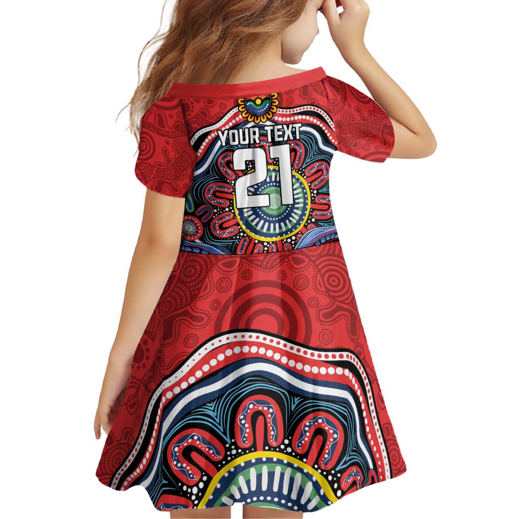 Custom Roosters Honouring First Nations Family Matching Short Sleeve Bodycon Dress and Hawaiian Shirt NAIDOC 2026 Deadly 50 Years