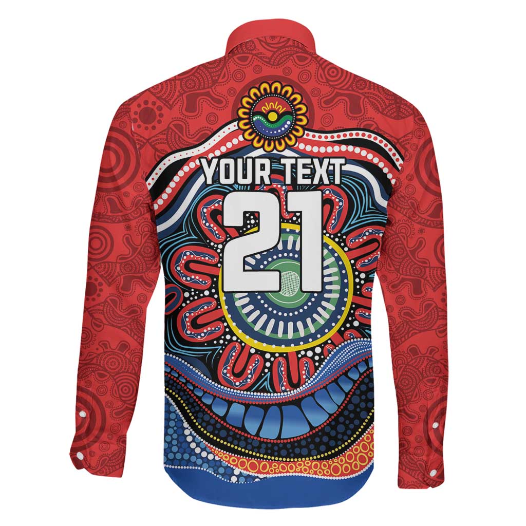 Custom Roosters Honouring First Nations Family Matching Tank Maxi Dress and Hawaiian Shirt NAIDOC 2026 Deadly 50 Years