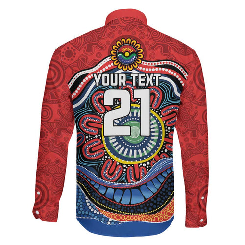 Custom Roosters Honouring First Nations Family Matching Tank Maxi Dress and Hawaiian Shirt NAIDOC 2026 Deadly 50 Years