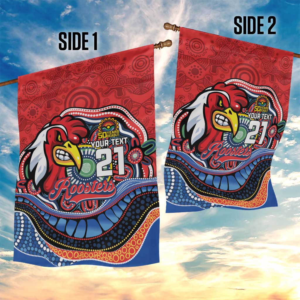 Custom Roosters Honouring First Nations Garden Flag NAIDOC 2026 Deadly 50 Years