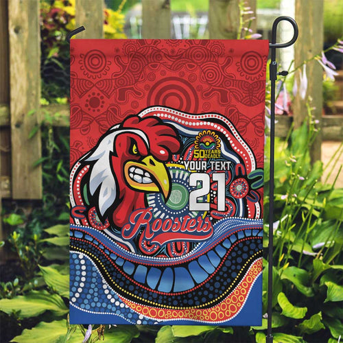 Custom Roosters Honouring First Nations Garden Flag NAIDOC 2026 Deadly 50 Years