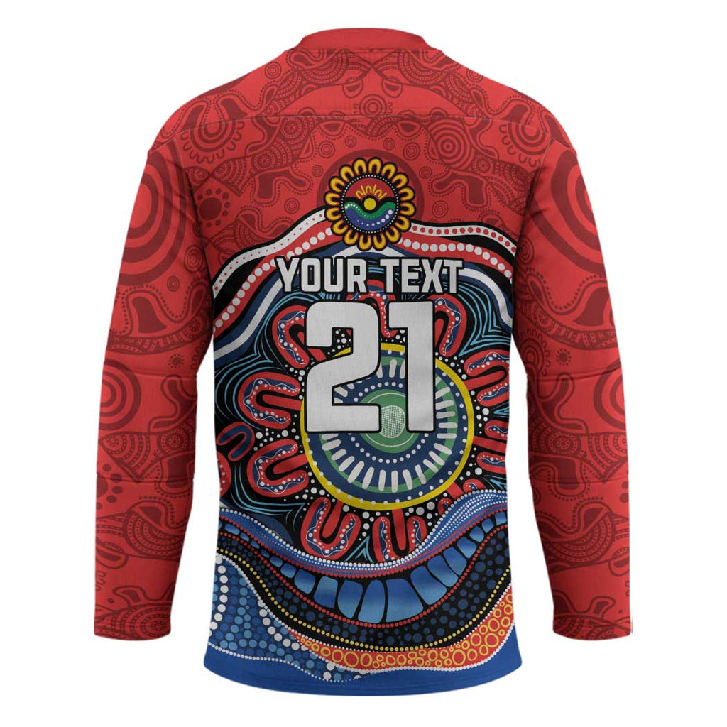 Custom Roosters Honouring First Nations Hockey Jersey NAIDOC 2026 Deadly 50 Years