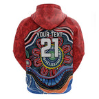 Custom Roosters Honouring First Nations Hoodie NAIDOC 2026 Deadly 50 Years