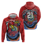 Custom Roosters Honouring First Nations Hoodie NAIDOC 2026 Deadly 50 Years