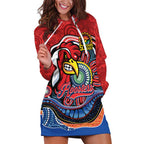 Custom Roosters Honouring First Nations Hoodie Dress NAIDOC 2026 Deadly 50 Years
