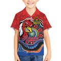 Custom Roosters Honouring First Nations Kid Hawaiian Shirt NAIDOC 2026 Deadly 50 Years