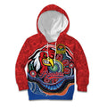 Custom Roosters Honouring First Nations Kid Hoodie NAIDOC 2026 Deadly 50 Years