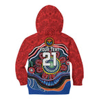 Custom Roosters Honouring First Nations Kid Hoodie NAIDOC 2026 Deadly 50 Years