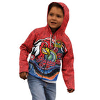 Custom Roosters Honouring First Nations Kid Hoodie NAIDOC 2026 Deadly 50 Years