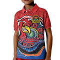 Custom Roosters Honouring First Nations Kid Polo Shirt NAIDOC 2026 Deadly 50 Years
