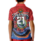 Custom Roosters Honouring First Nations Kid Polo Shirt NAIDOC 2026 Deadly 50 Years