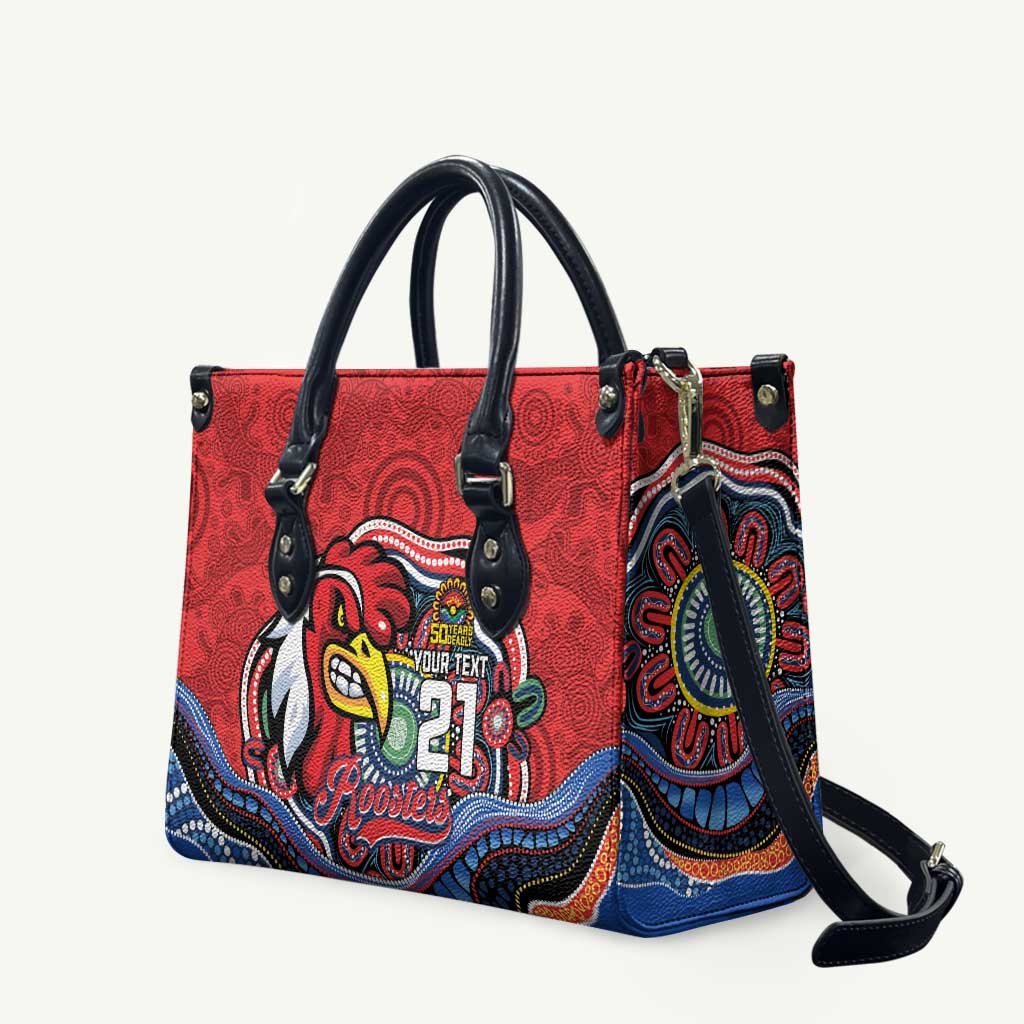 Custom Roosters Honouring First Nations Leather Bag NAIDOC 2026 Deadly 50 Years
